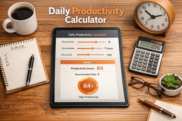 Daily Productivity Calculator